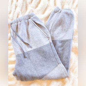 Wild Fable Grey Patchwork Sweatpants